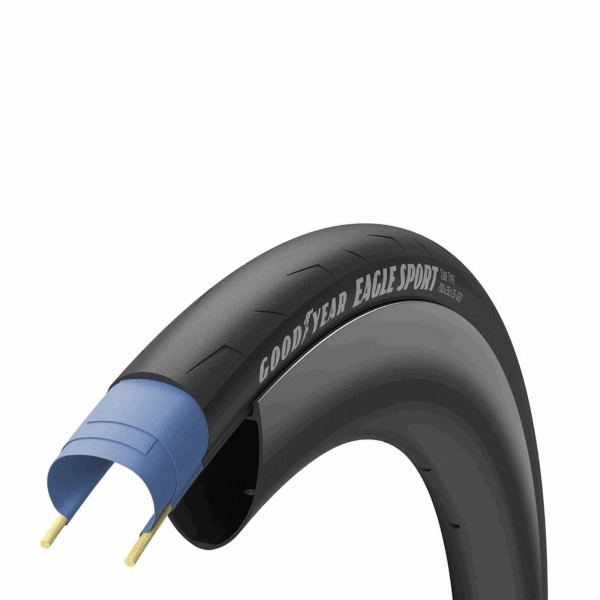 Tire eagle sport 700x25 tube type foldable black - 1