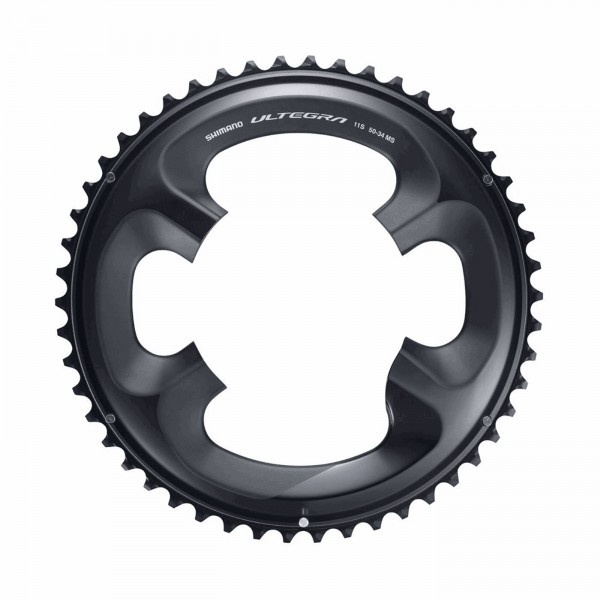 Fc-r8000 road ultegra chainring 2x11s x 50 teeth black - 1