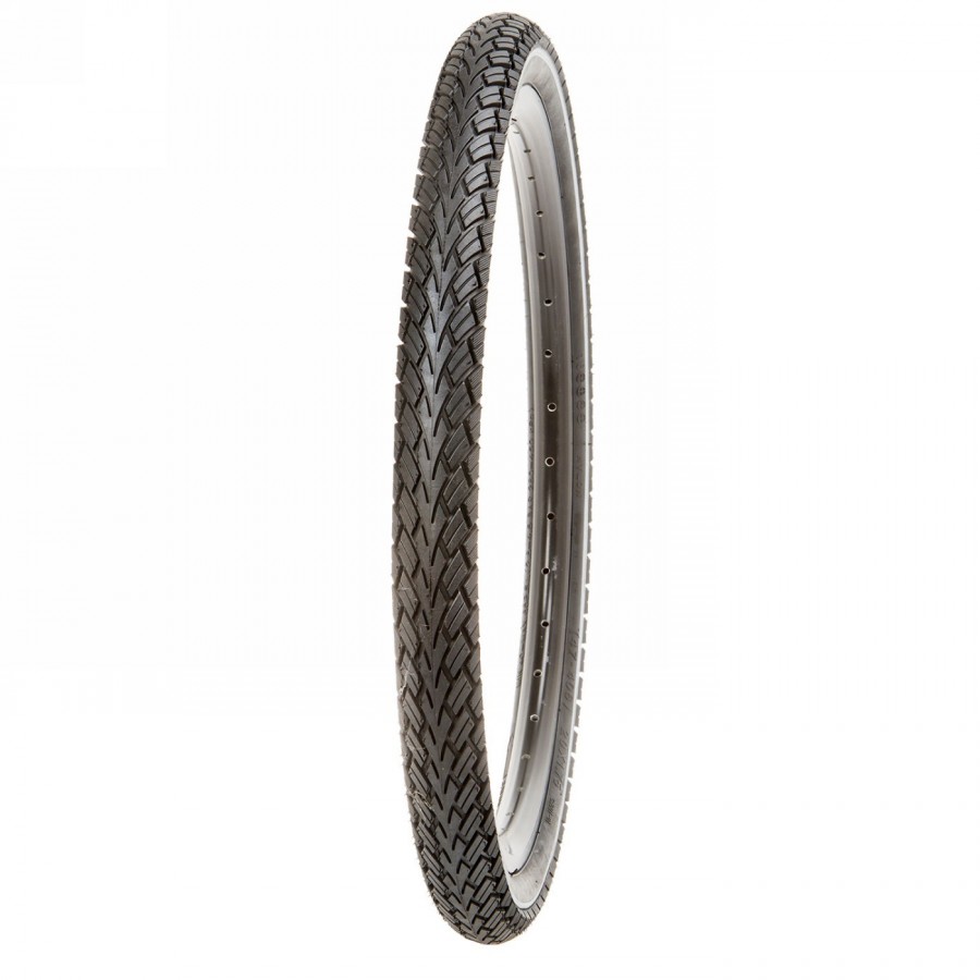 Tire 700x38c, 40-622, ku-2005, kujo one0one a protect, 22 tpi, black with reflex stripes and puncture protection - 1