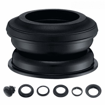 Headset 1-1 / 8 "semi-integrated black aluminum - 1