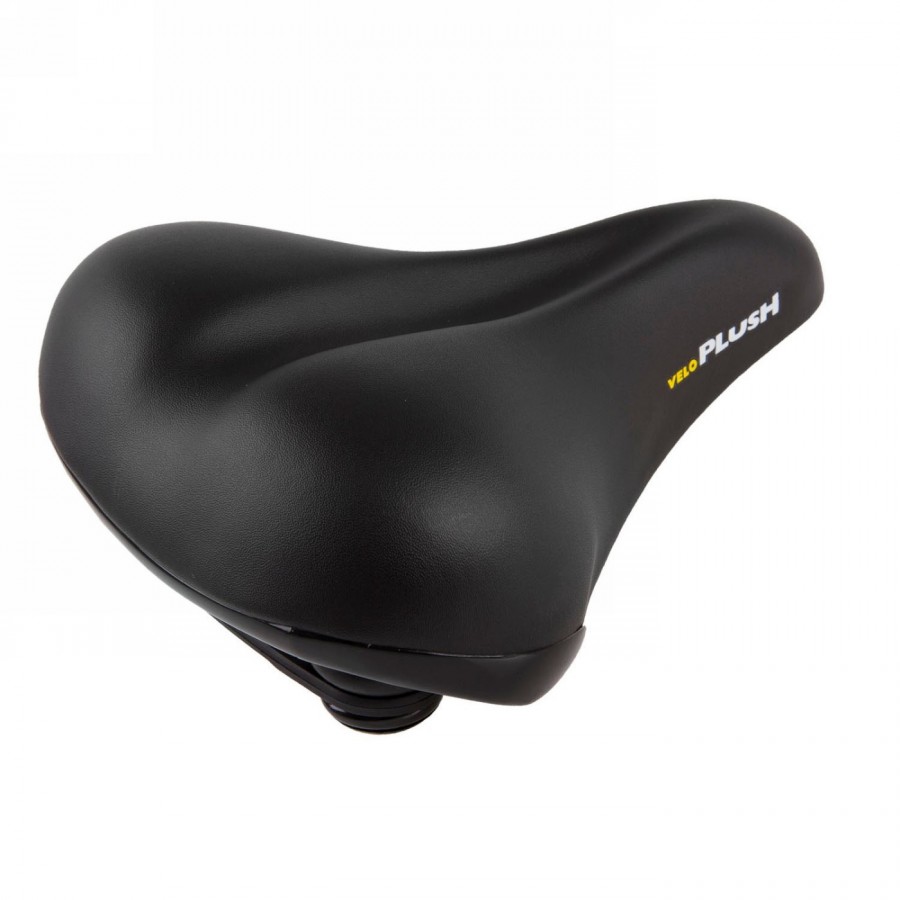 Saddle velo, elasto d2, with elastomer suspension, d2, black, 264 x 220 mm, with clamp, weight: 854 g, on card - 1