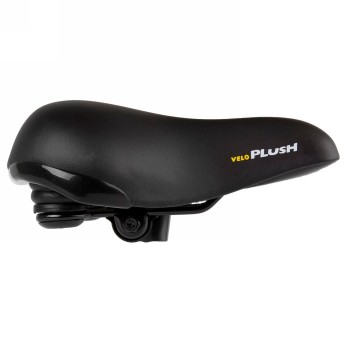 Saddle velo, elasto d2, with elastomer suspension, d2, black, 264 x 220 mm, with clamp, weight: 854 g, on card - 2