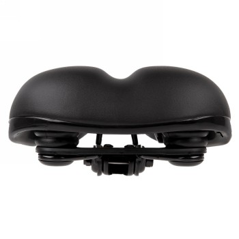 Saddle velo, elasto d2, with elastomer suspension, d2, black, 264 x 220 mm, with clamp, weight: 854 g, on card - 3