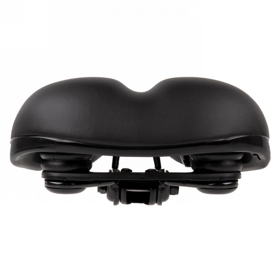 selle velo, elasto d2, avec suspension élastomère, d2, noir, 264 x 220 mm, avec pince, poids : 854 g, sur carte - 3