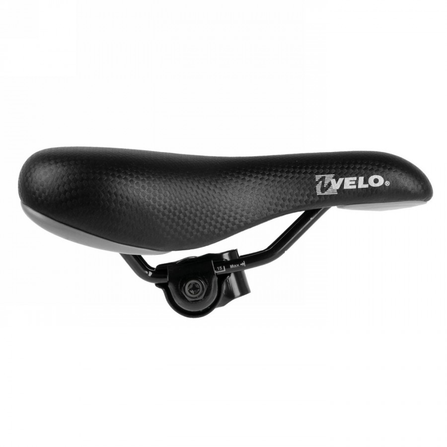 Saddle velo, for children/youth (16'- 24' wheels), 227 x 145 mm, with clamp, black, on card - 2