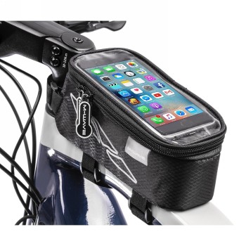 Top tube bag for smartphone 'm-wave rotterdam top l', fastening with 3 velcro fasteners - 2