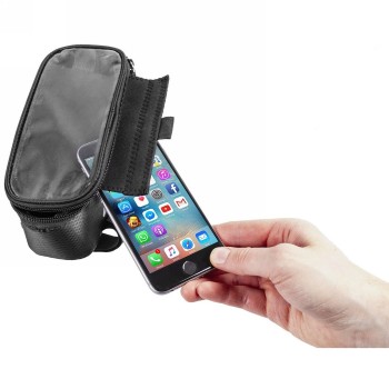 Bolsa de tubo superior para smartphone 'm-wave rotterdam top l', cierre con 3 velcros - 3