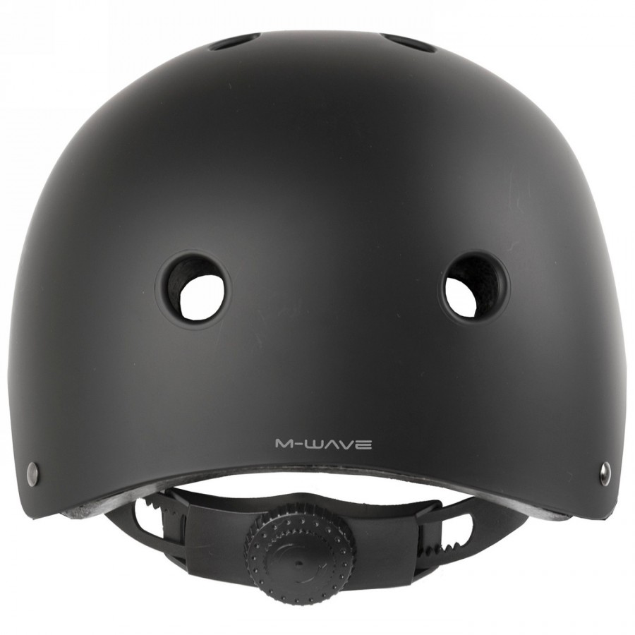 Helmet for freestyle - skating - bmx - outdoor, launch, design: matt black, size l 58 - 61 cm, with ring system, box - 7