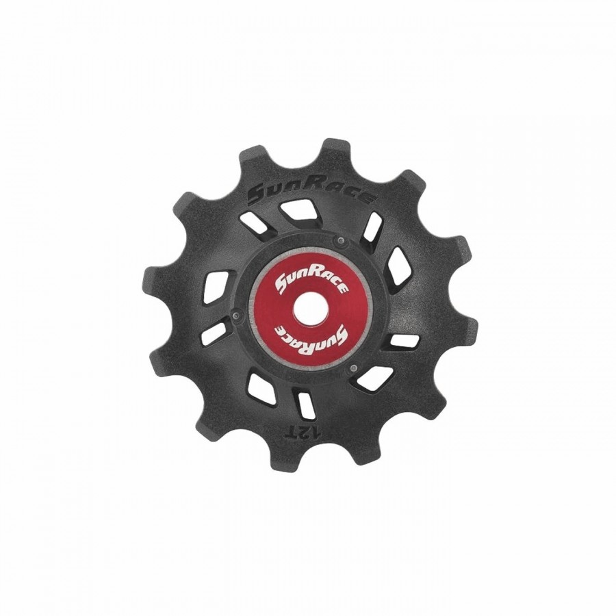Sram eagle 12d derailleur pulley black/red with ball bearings - 1