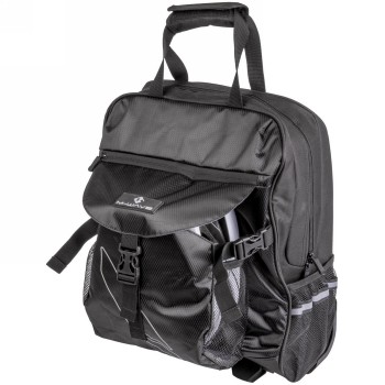 sacoche de porte-bagages et trolley, volume : 15 litres, m-wave, noir - 2