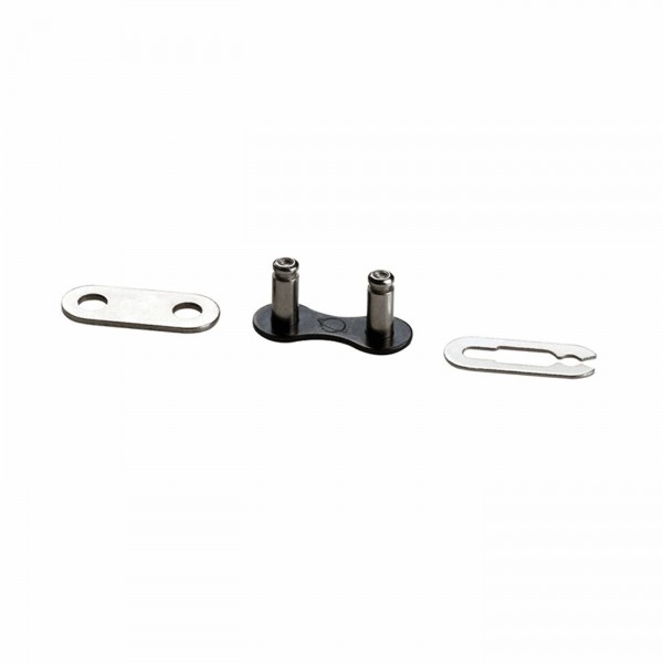 Kettengelenk 1f schwarz/silber 1/2x1/8 (oem 10 stück) (1 set) - 1