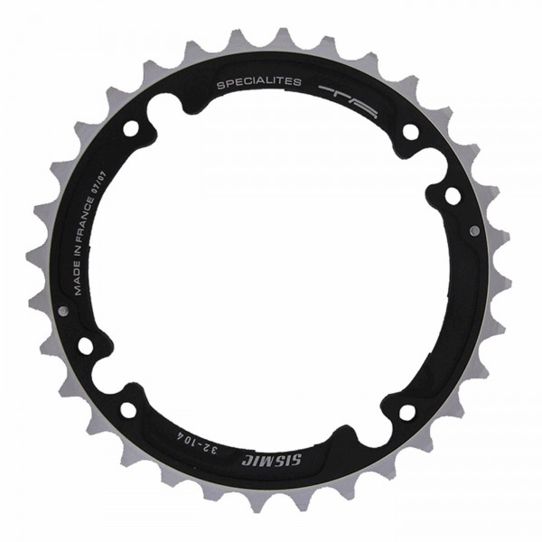 Single chainring 9s x 32 teeth - bcd 104mm anthracite for xtr cranksets - 1