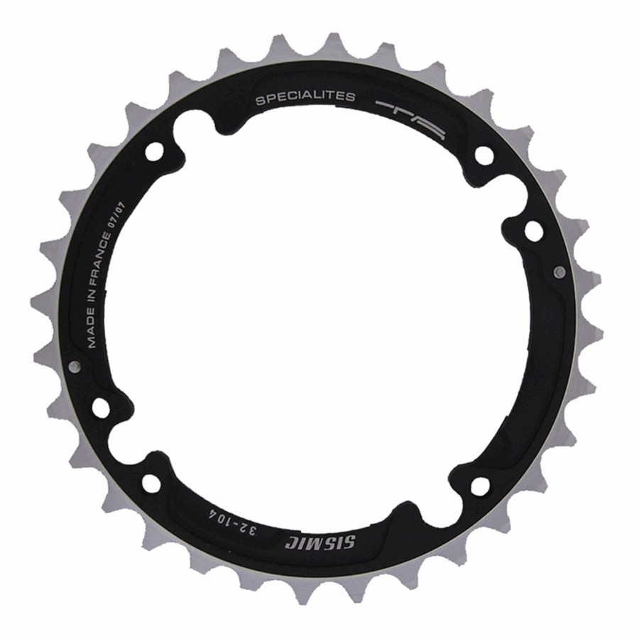 Single chainring 9s x 32 teeth - bcd 104mm anthracite for xtr cranksets - 1