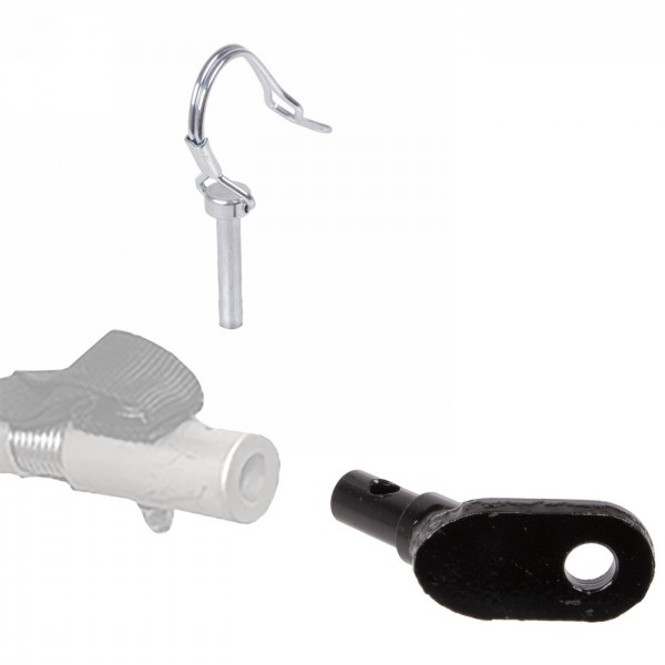 Quick release second/universal hitch (for bicycle) for trailers 640046, 640050, 640056, 640060, 640065, 640073, 640090, - 1