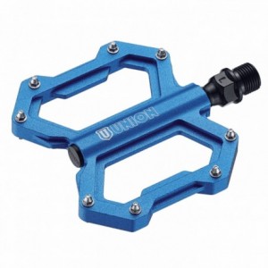 Couple pedals for freeride sp1210 body in blue aluminum - 1