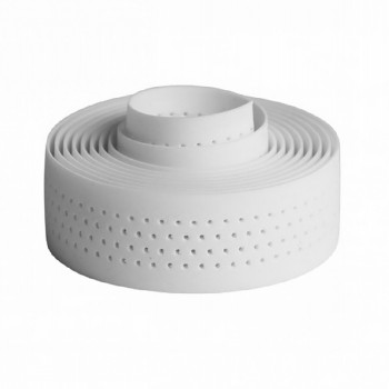 NABICO GAVIA PERFORATED 2.5 MM WHITE HANDLEBAR TAPES - 1