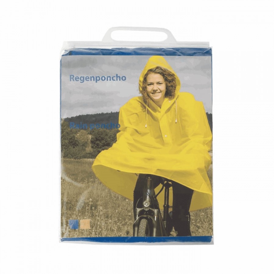 Poncho antipioggia universale con cappuccio - 3 - Poncho pioggia - 4015493590026