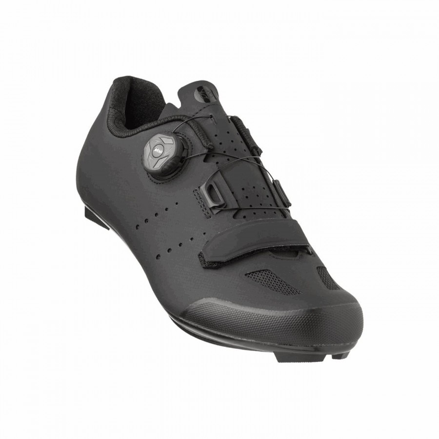 Road r610 unisex-schuhe schwarz – nylonsohle und obenliegender verschluss, größe 42 - 1