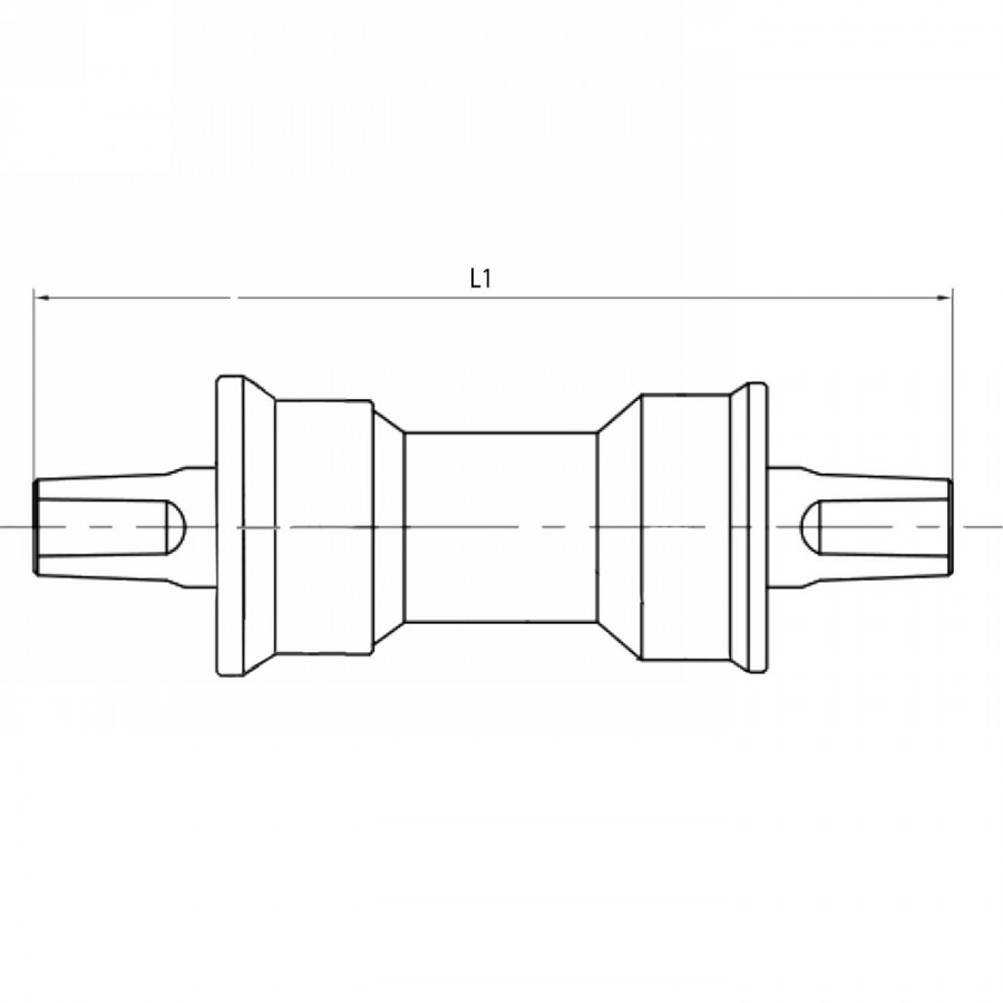 Cuscinetto interno di riparazione, acciaio, 122,5 mm, ek - 2 - Movimento centrale e calotte - 0887539017828