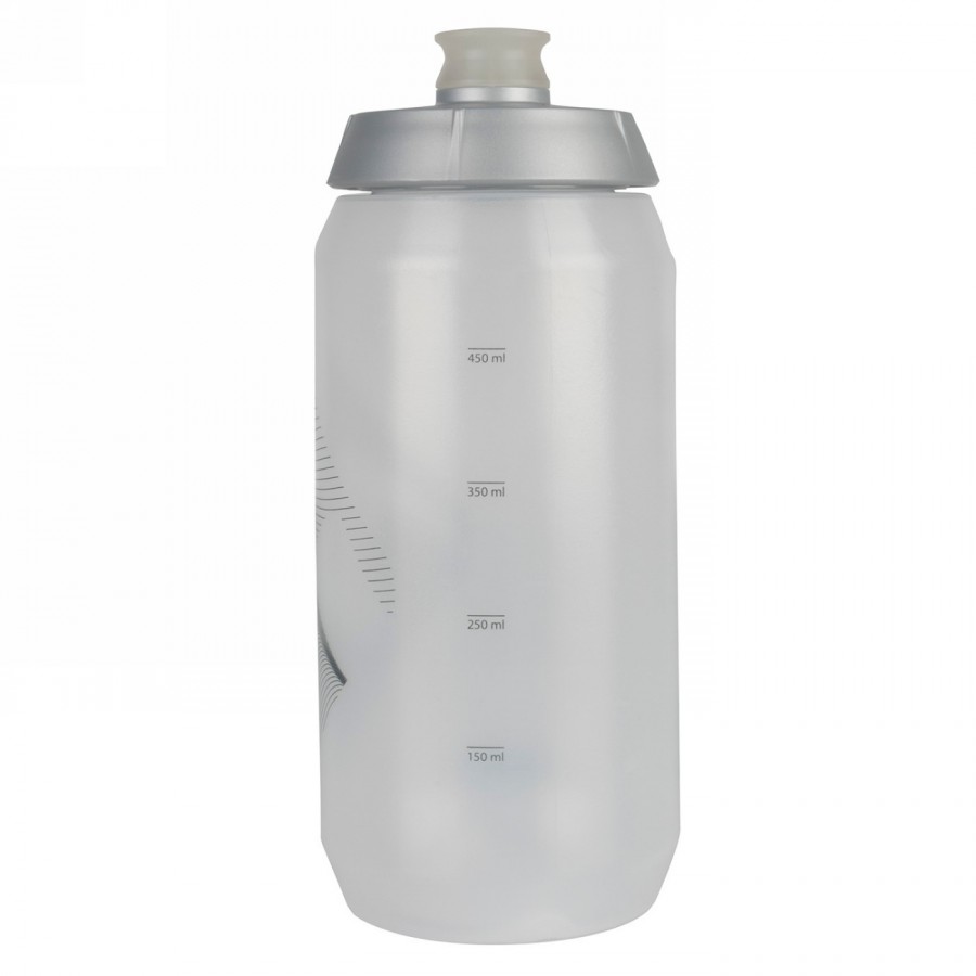 Borraccia per bevande m-wave pbo 550, plastica, 550 ml, trasparente chiaro/argento/trasparente chiaro, su cartoncino - 2 - Borra