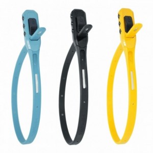 Combination yellow cable lock 430mm - 4