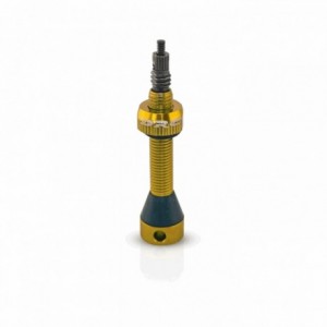 40mm gold tubeless valve - 1