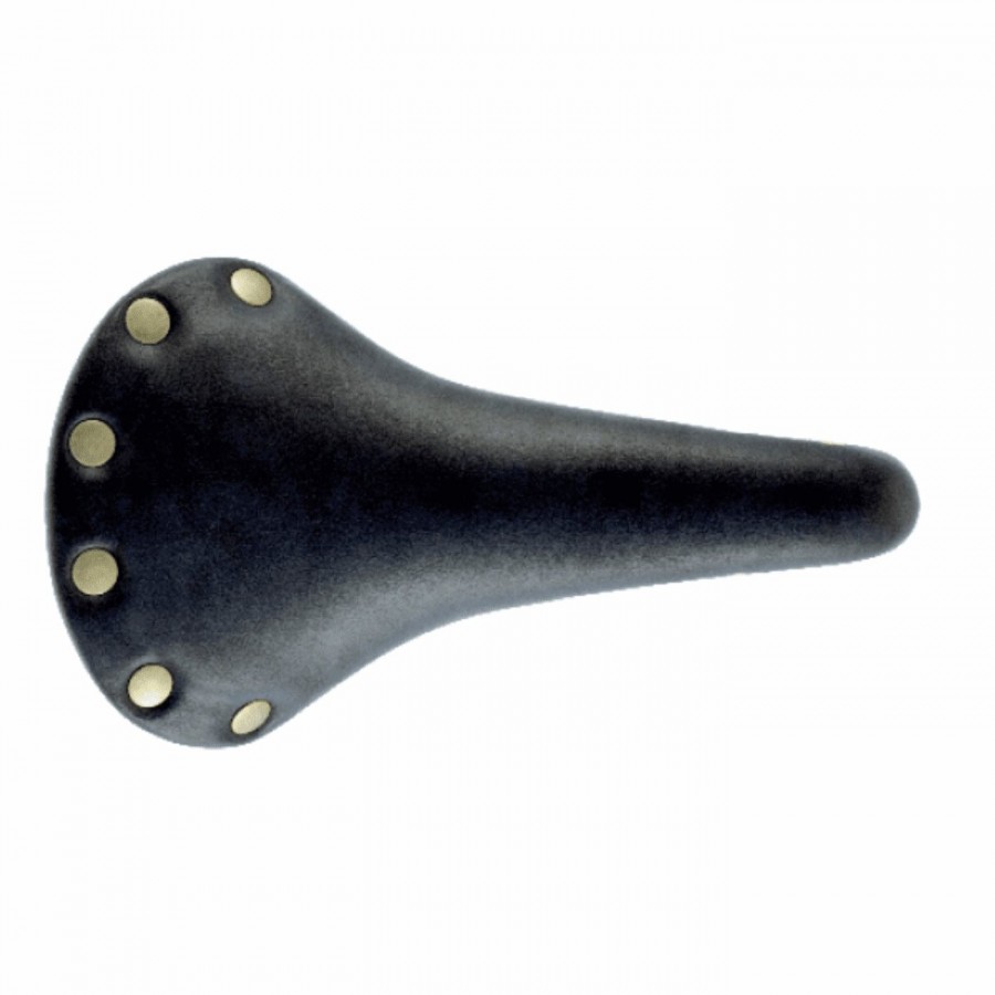 Selle velo vintage à boutons, couleur noire - 1