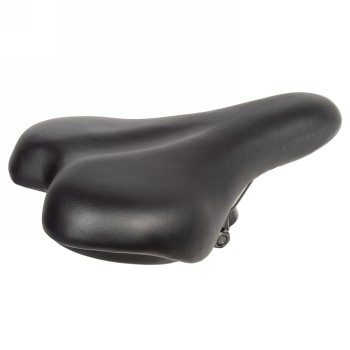 Youth mtb saddle, ventura asa, black, 228 x 150 mm, for 20' (12-20'), with black clamp - 1