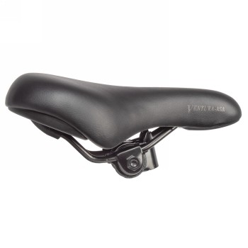 Youth mtb saddle, ventura asa, black, 228 x 150 mm, for 20' (12-20'), with black clamp - 2