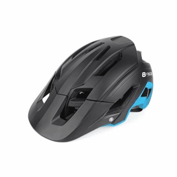 Casco b-race stone ii in-mold nero/azzurro s/m 54/58 - 2