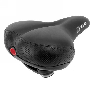 Comfort saddle velo, safety, 265 x 240 mm, with clamp, on card (250270) - 1