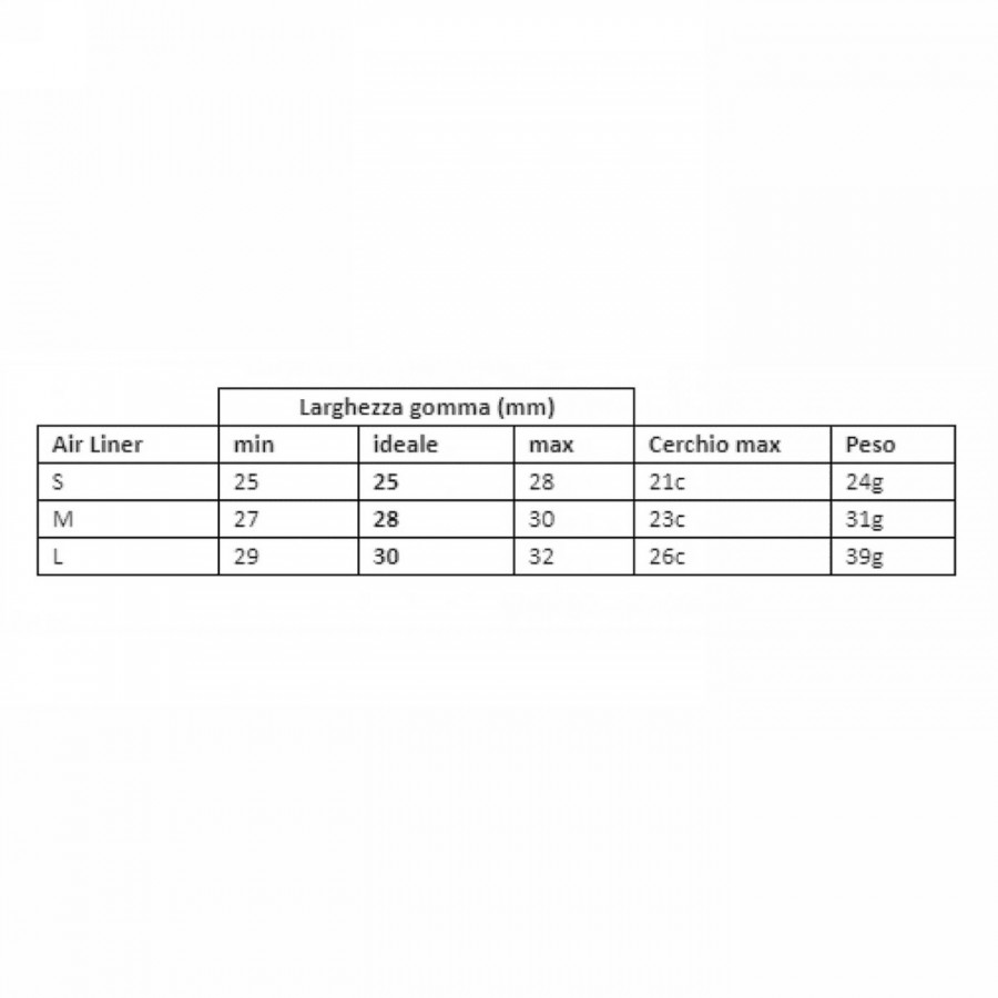 Air-liner road tyre mousse insert l - 2