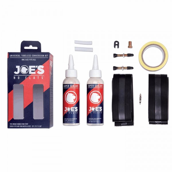 Kit di conversione universale 40mm per ruote +valvola presta - 1 - Kit conversione - 7290101185505