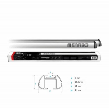 Barra portaequipajes penta 47x27mm - longitud talla m - 1