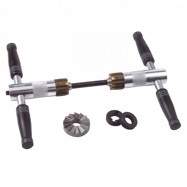 bottom bracket cutter/tap set super b tb 98150, for 1.37 'x24tpi right and left hand thread, in hard case - 1