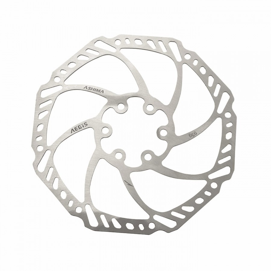 Aro-15 aegis brake disc 200mm x 147gr silver - 6 hole connection - 1