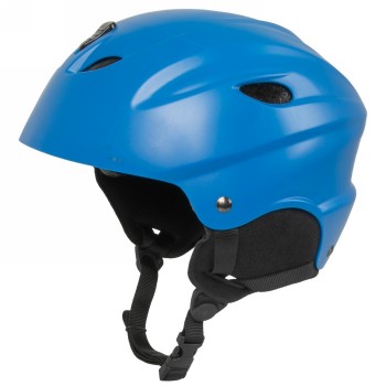 Ski helmet, design: matt blue, size l 58 - 59.5 cm with ring system, with detachable ear pads, with lockable ear pads. - 1