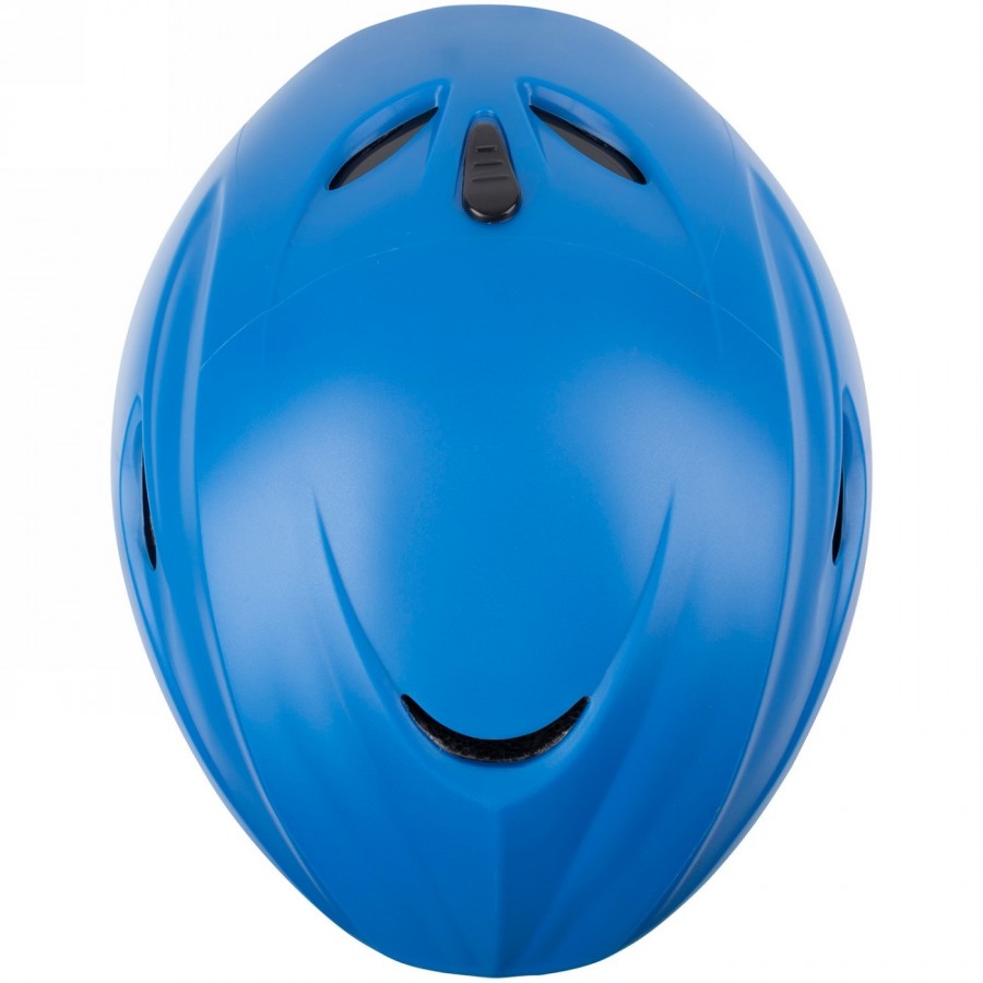 Ski helmet, design: matt blue, size l 58 - 59.5 cm with ring system, with detachable ear pads, with lockable ear pads. - 2