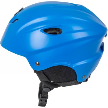 Ski helm, design: mattblau, größe l 58 - 59.5 cm mit ringsystem, mit abnehmbaren ohrenpads, mit verschließbaren - 4