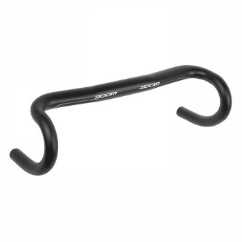 Guidon racing 440mm compact aluminium 31.8mm noir - 1