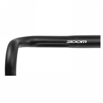 Guidon racing 440mm compact aluminium 31.8mm noir - 2