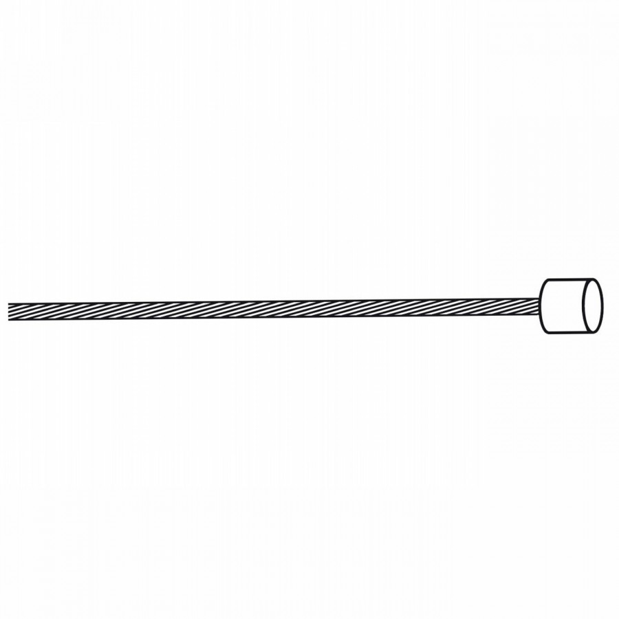 Câble interne pour transmission en acier inoxydable, câble slick, avec revêtement spécial glissant, embout 4x4mm, 1,1x2100mm, la