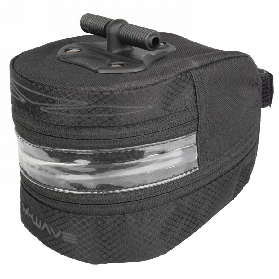 T-saddle bag m-wave tilburg l illu', size l, black, with led lighting, battery rechargeable via usd, through rv downwards - 1