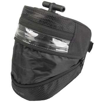 T-saddle bag m-wave tilburg l illu', size l, black, with led lighting, battery rechargeable via usd, through rv downwards - 4