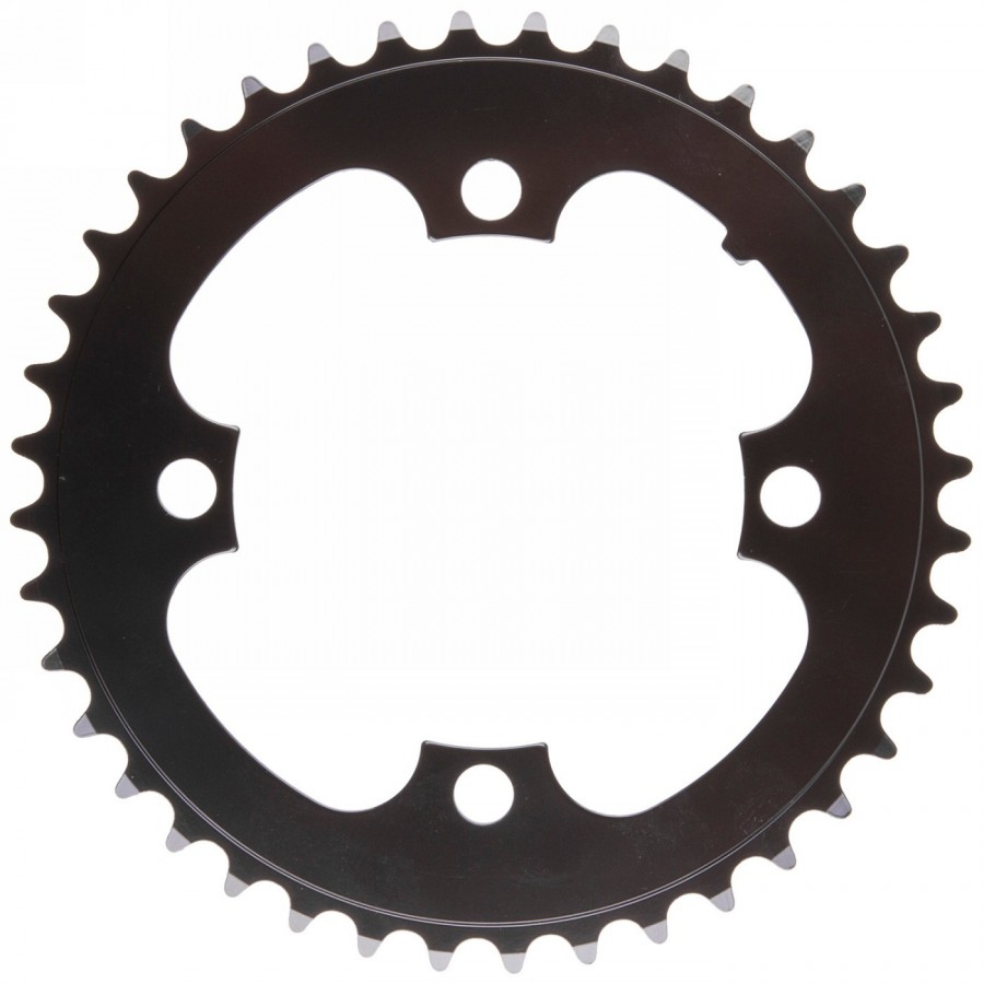 E-bike chainring, steel, bolt circle 104mm, 40 teeth, for 1/2' x 3/32' and 11/128', black, mv - 1