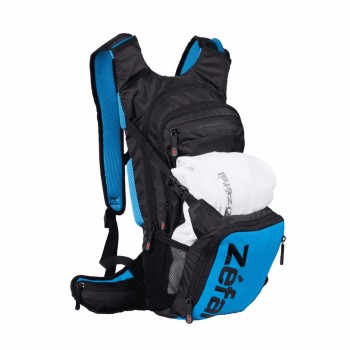 Mochila de agua zefal z hydro enduro negro azul 11l - 2