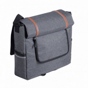 Urban messenger bag 11 liters with attachment to the luggage rack - 8
