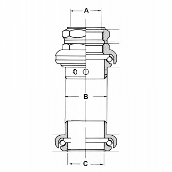 Serie de dirección Tange Seiki, 1', aluminio, plata, 22,4/30,2/26,4 mm, ek - 3