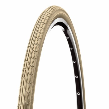 Neumático 26" x 1 3/8 (37-590) crema c1207 rígido - 1