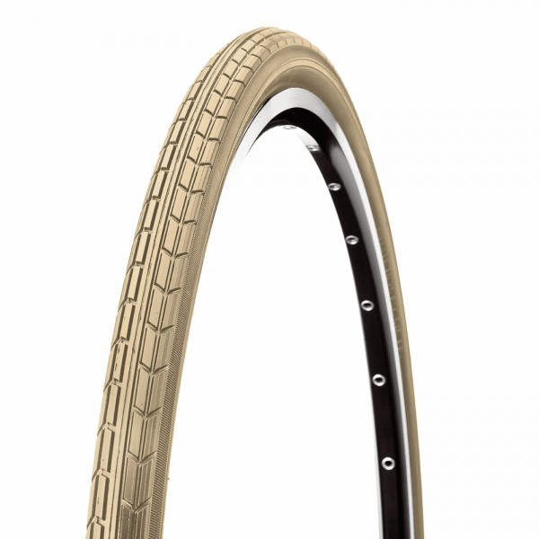 Neumático 26" x 1 3/8 (37-590) crema c1207 rígido - 1